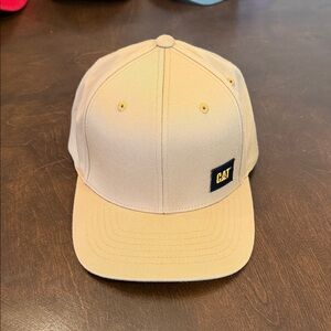Caterpillar Tan Baseball Cap